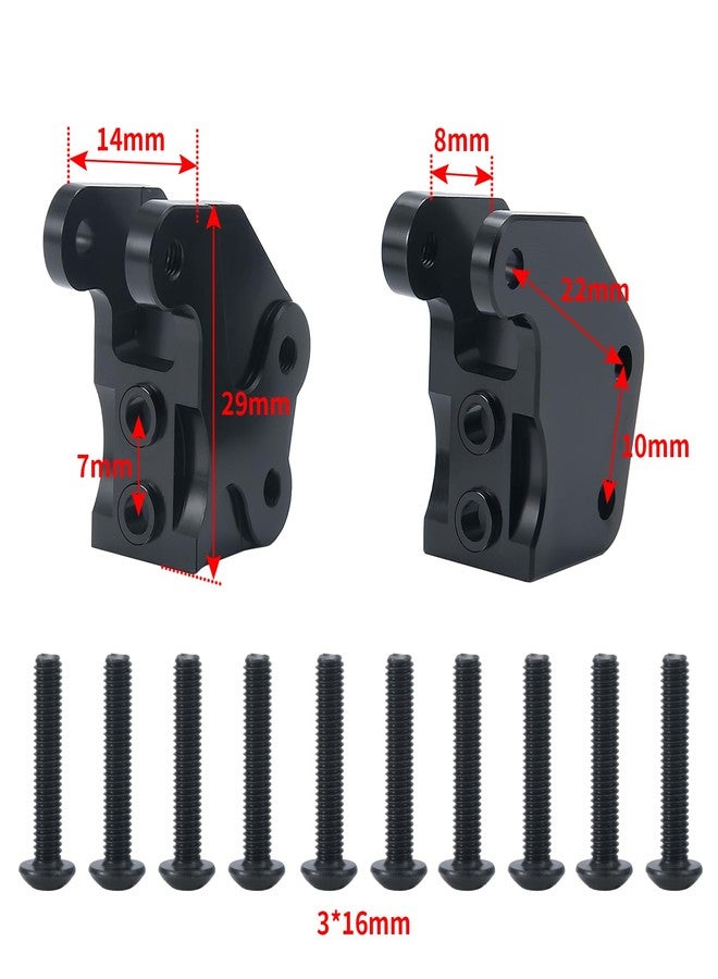 MORFUM 4PCS RC Aluminum Lower Shock Link Mount Shock Suspension Linkages Front Rear Axle Link Shock Mount for Axial Wraith 90048 1/10 RC Crawler Car Upgrade Parts - Image 3